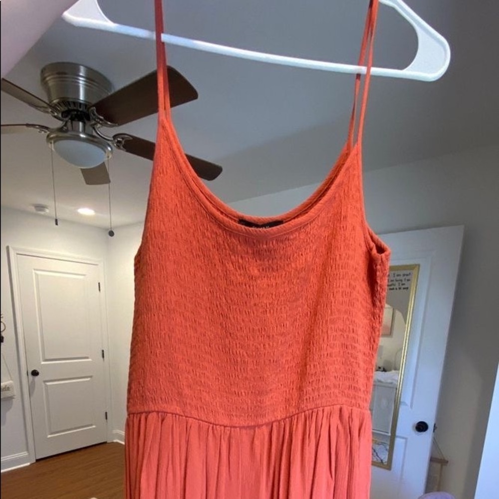 Orange dress